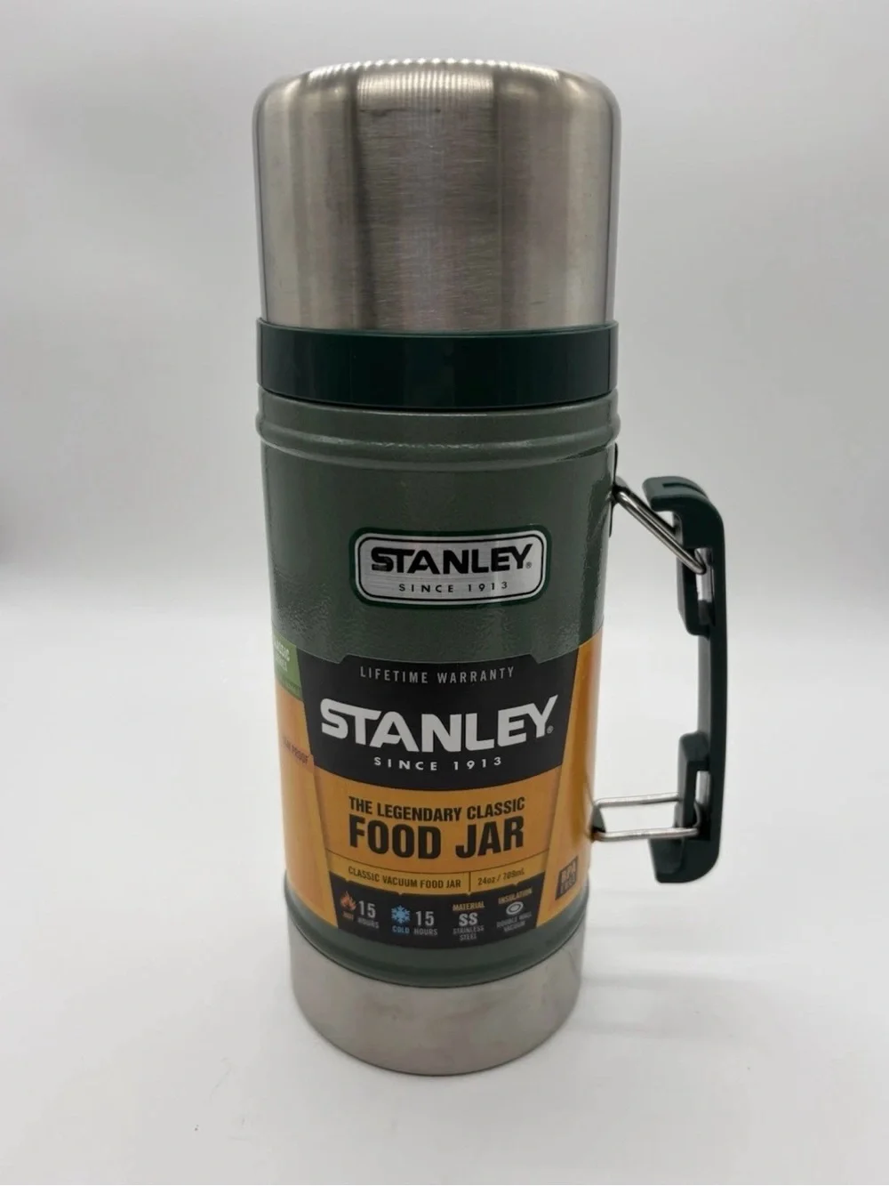 Stanley Green and Stainless Steel Insulated Food Jar